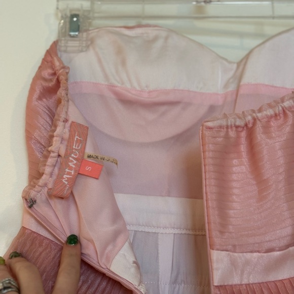 💗 Pink Strapless Mini ModCloth Dress - Minuet Brand - Picture 7 of 9